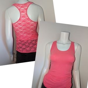 Brand unknown Pink racerback tank